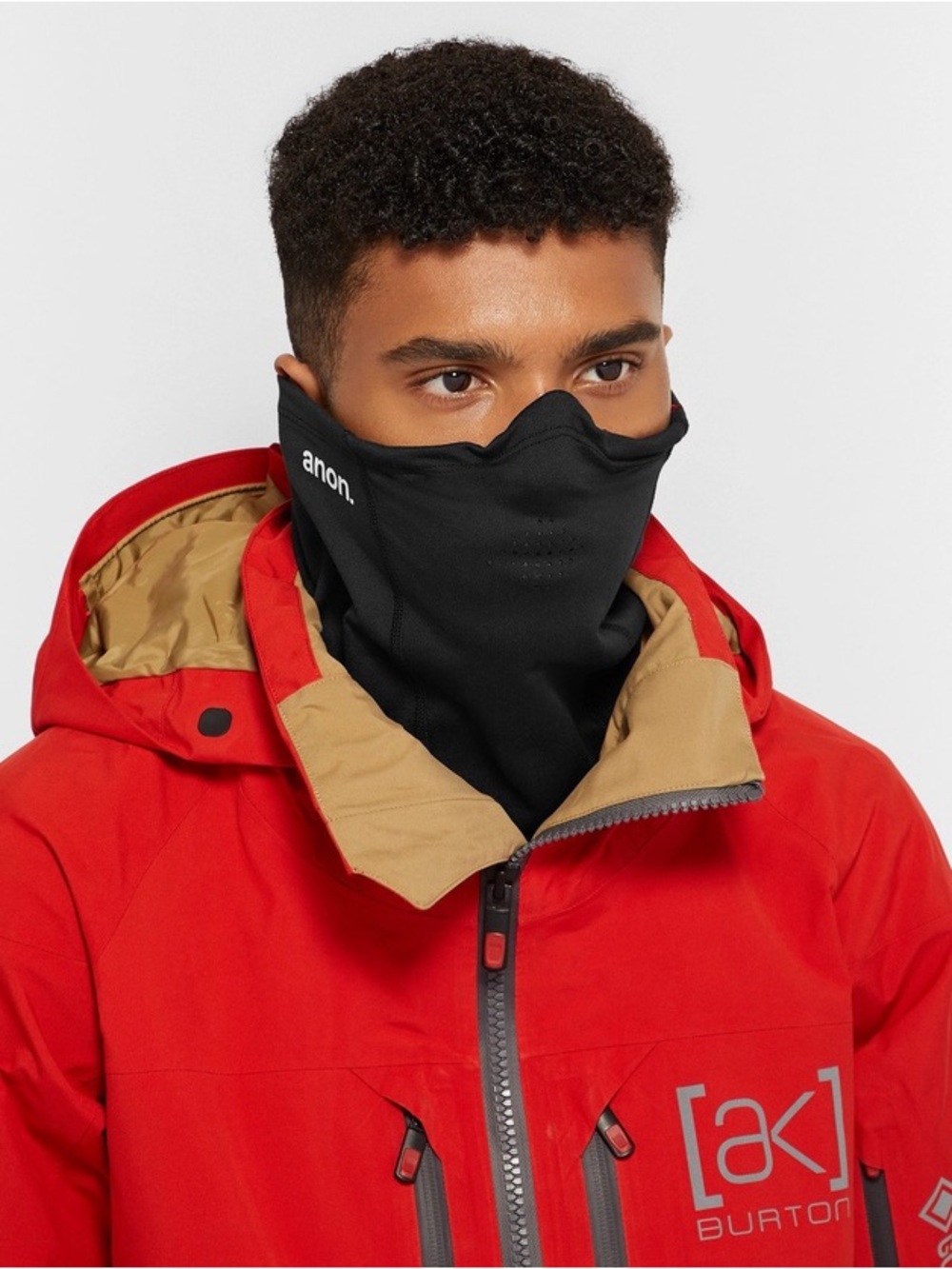 Anon - MFI Goggle-Compatible Fleece-Back Stretch-Jersey Neck Warmer